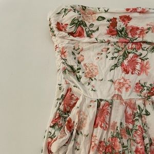 Bandeau Floral Romper Jumpsuit